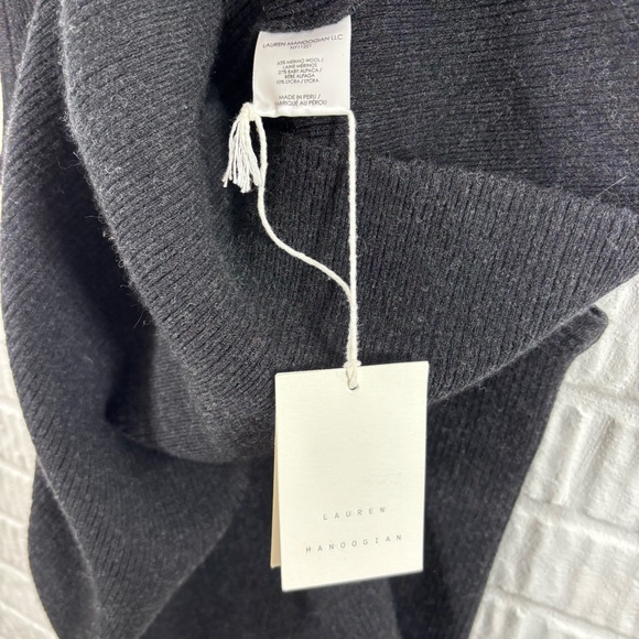 Lauren Manoogian Rib Tank Dress Black Melange NWT 1 Small - Picture 6 of 7